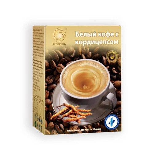 Белый кофе с кордицепсом